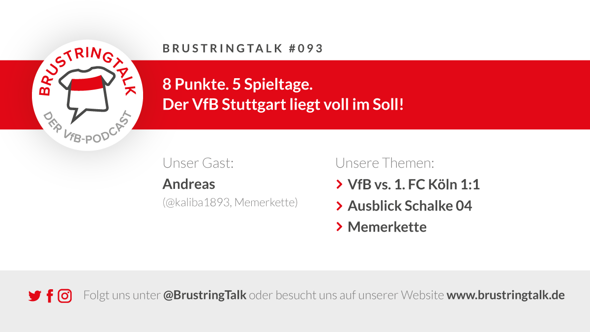 BrustringTalk 093 - VfB Stuttgart gegen 1. FC Köln