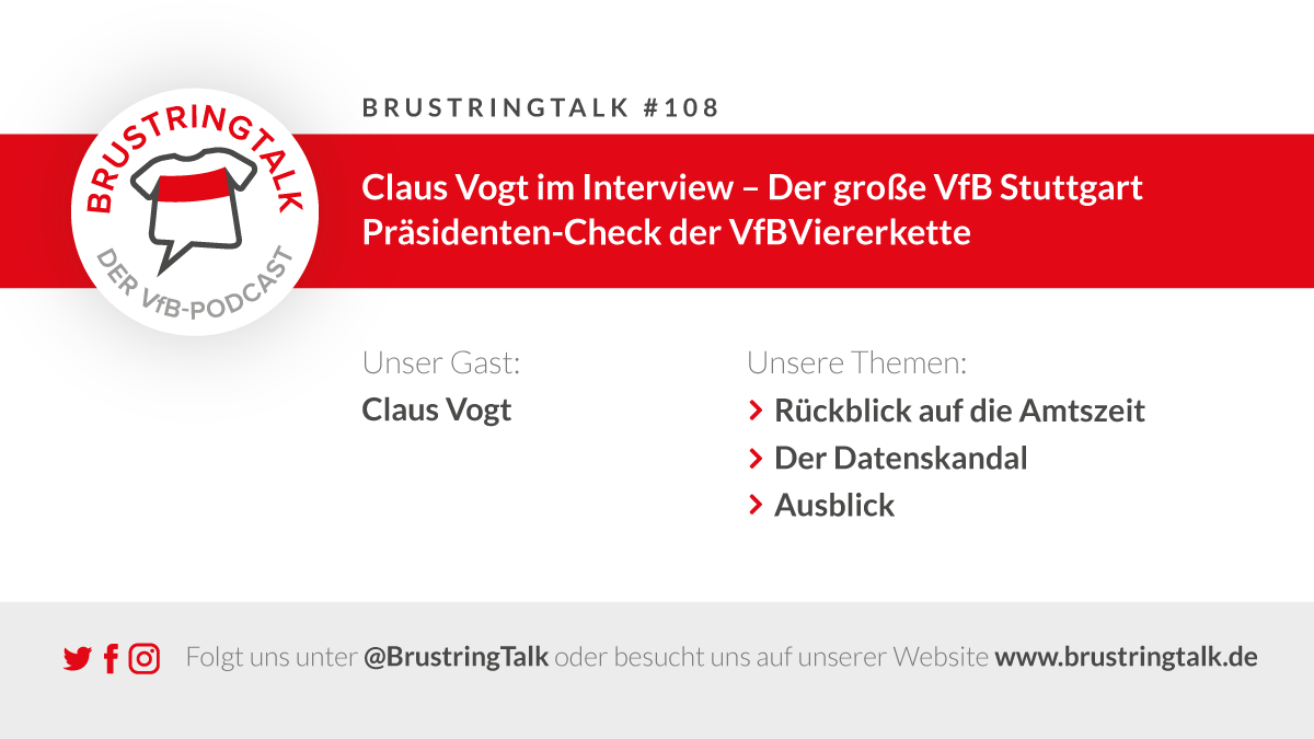 Claus Vogt in der VfB Viererkette im Interview